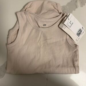 NWT H&M sleeveless baby toddler ribbed romper 2T